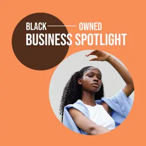 Black history month woman orange background instagram post template 