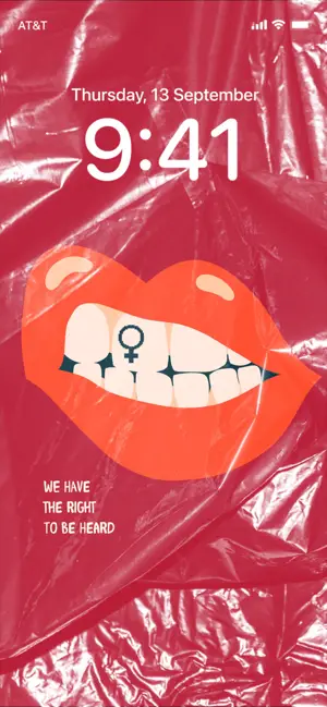 we have the right to be heard feminist slogan