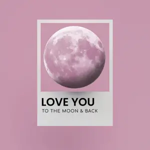 minimalist Valentine love quote magic photo instagram post template