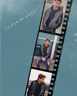 A collage of photos graduation template