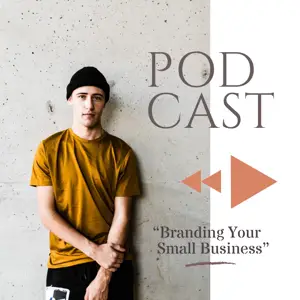 A Man Leaning Against A Wall With His Arms Crossed Podcast Template