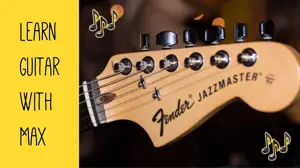 Learn How To Play The Guitar Creative Youtube Thumbnail Template