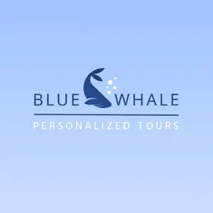 Blue Whale Tourguide Business Logo Template