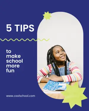 Back to school tips instagram template