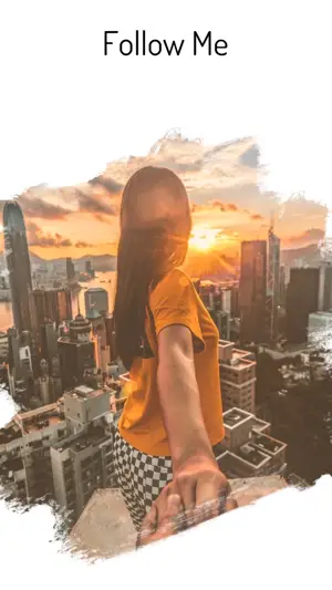 A Woman Standing On Top Of A Tall Building Classy Template