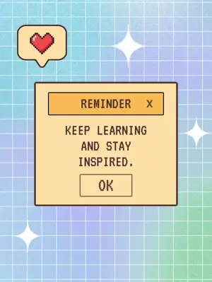 PlayWorld Aesthetic colorful reminder template 