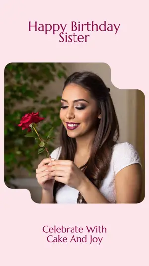 Celebrate With Cake And Joy sweet daydream Story template