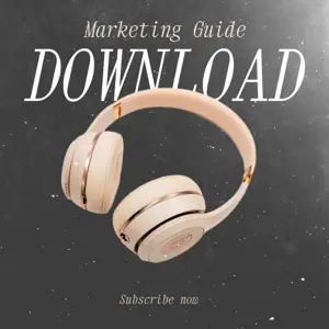 Black and White‏ Service Instagram ‏ad square promotion 