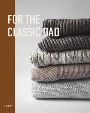 A Stack Of Sweaters Sitting On Top Of Each Other Father S Day Template