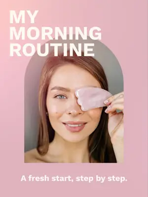 Mini album beauty routine multi pages Instagram post template