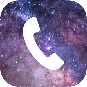 Photo Of A Ios14 Icons ? Template Design With A Phone With A Sky Background And Stars Ios14 Icons Template