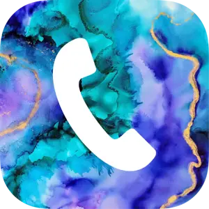 Photo Of A Ios14 Icons ? Template Design With A Phone With A Blue And Purple Background Ios14 Icons Template