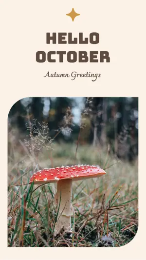 Autumn Greetings maple syrup Story template