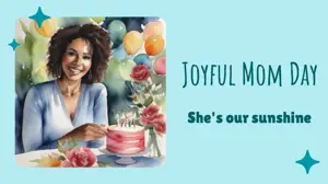 She's our sunshine whimsical sky template