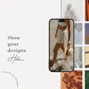 Colorful Phone Mockup Cover