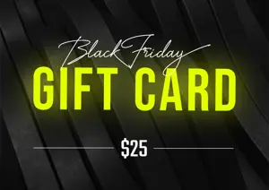 Black Friday neon gift card template 