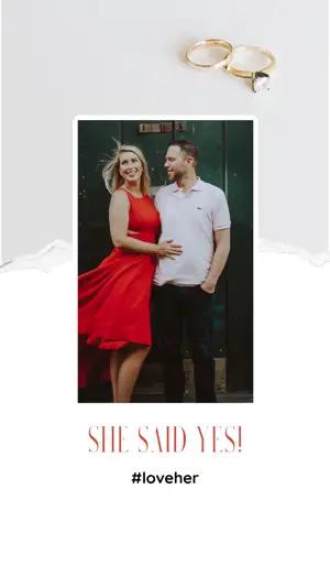 A Man And A Woman Standing Next To Each Other Paper Story Template