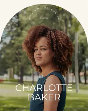 a photo of a young woman graduation template 