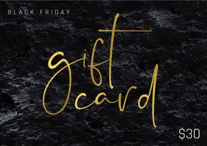 Black Friday gold elegant gift card template 