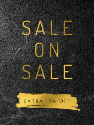 Gold luxury fashion shop sale Instagram post template  