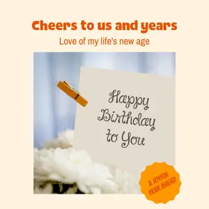 A joyful year ahead tropical sunrise Instagram Post template