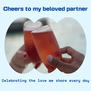 Celebrating the love we share every day sapphire dream Instagram Post template