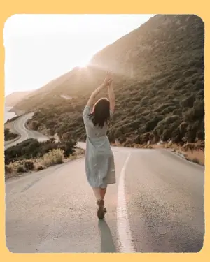 Turn paper frame portrait template 