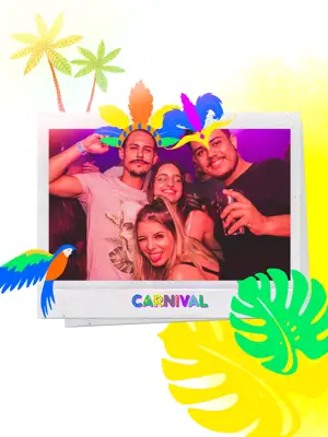 A Group Of People Standing Next To Each Other Carnival Template