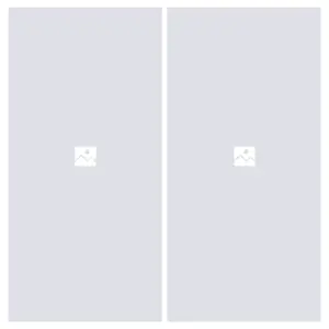 Two Open Doors With A White Envelope In The Middle Layouts Template