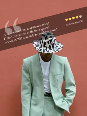 Fashion testimonial customer review instagram post template  