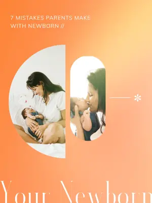 A Woman Holding A Baby In Her Arms And A Man Holding A Baby In His Baby Template