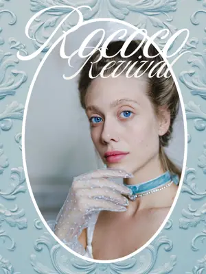 Rococo revival trend elegant 