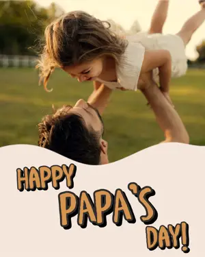 Happy Father’s Day Instagram post template