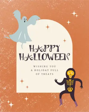 Funny Halloween greetings Instagram post template