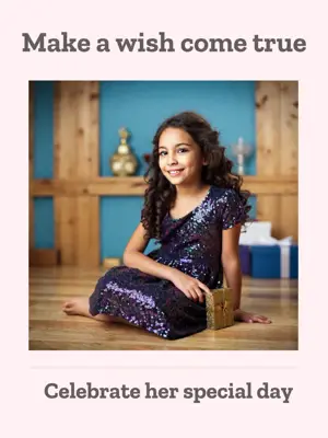 Celebrate her special day playful blossom Portrait template