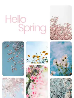 White Photocentric Pinterest Collage Instagram Post
