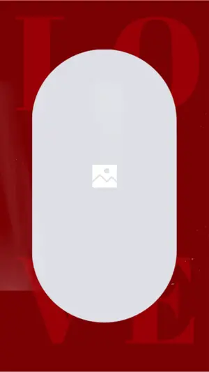 LOVE minimalistic beautiful wine red valentines frame