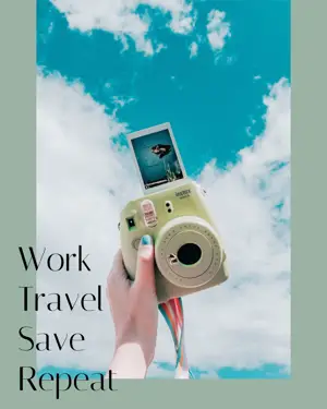 A Person Holding A Camera Up In The Air Wanderlust Template