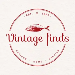 Round vintage stamp logo 