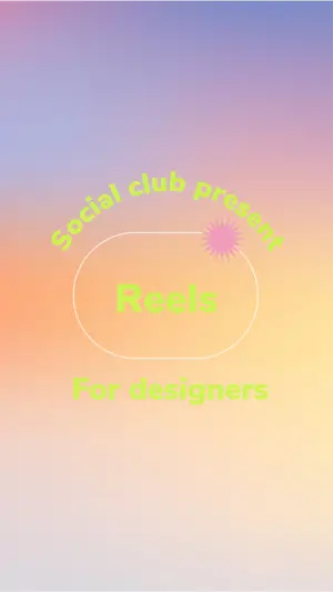 Gradient Instagram Reel Template