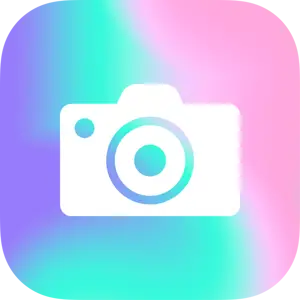 Photo Of A Ios14 Icons ? Template Design With A Camera With A Blurry Background Ios14 Icons Template