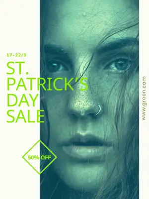 A Poster For A St Patrick'S Day Sale St Patrick S Day Template