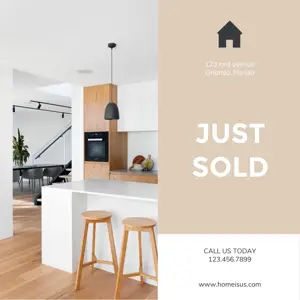 A Kitchen With A Bar Stools Next To A Counter Real Estate Template