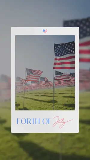 4th Of July Instagram Template USA