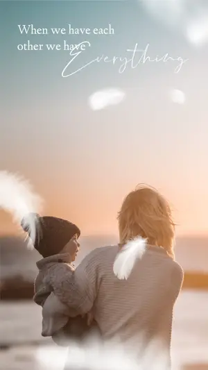 family day sunset view Instagram story template