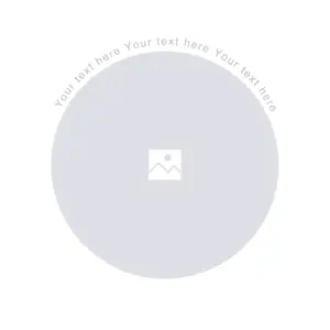 replace circle photo with a message basic layout template