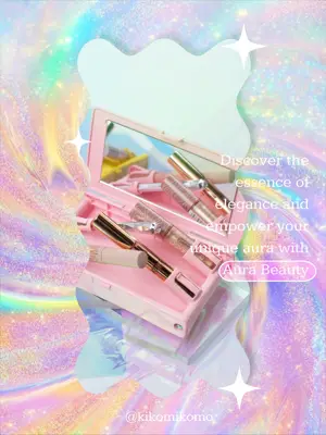 Aura Beauty rainbow background 