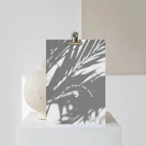 Neutral Aesthetic Photo Mockup Instagram