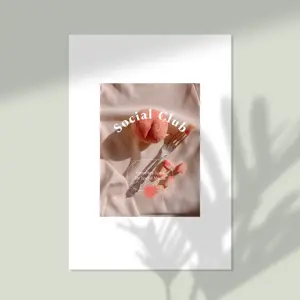 Minimal Shadow Skin Care Product Mock-Up Template