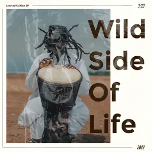 A Man With Dreadlocks Sitting In Front Of A Drum Music Template